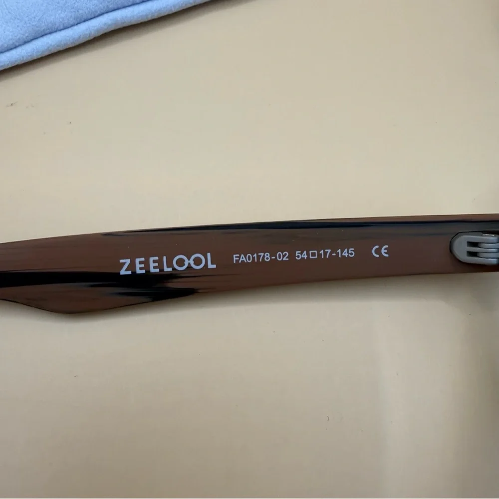 Zeelool Black Square Glasses Frames, No prescription